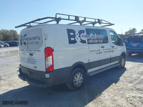 2016 Ford Transit Cargo Van with VIN 1FTYR1ZM3GKA86536, listed as a IAAI auction lot 41478663 with 188,174 mi miles. Bid and sale history available at carsss.com. Image 4.