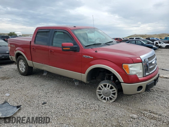 2009 Ford F-150 XL with VIN 1FTPW14V59KC74112, listed as a Copart auction lot 63121455 with 171,637 mi miles and Salvage title. Bid and sale history available at DreamBid. Image 4.