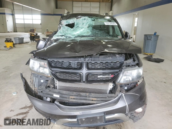 2017 Dodge Journey Crossroad Plus with VIN 3C4PDCGB1HT677410, listed as a Copart auction lot 53134325 with 204,531 mi miles and Salvage title. Bid and sale history available at DreamBid. Image 5.
