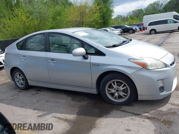 2011 Toyota Prius I with VIN JTDKN3DU6B0309743, listed as a IAAI auction lot 42114140 with 212,447 mi miles. Bid and sale history available at carsss.com. Image 13.