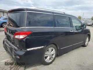 2011 Nissan Quest S with VIN JN8AE2KP9B9009391, listed as a Copart auction lot 71608444 with 87,421 mi miles and Salvage Title. Bid and sale history available at carsss.com. Image 3.