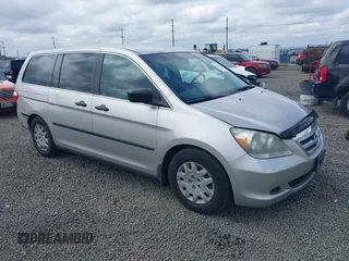 2007 Honda Odyssey LX z VIN 5FNRL38267B083970, wystawiony jako IAAI lot #42345702 z przebiegiem 184 497 mil mil oraz . Historia ofert i sprzedaży dostępna na DreamBid. Obrazek 1.