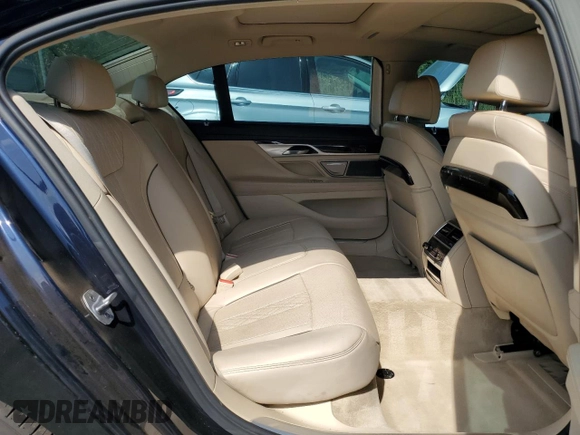 2016 BMW 7 Series 740i with VIN WBA7E2C56GG738788, listed as a Copart auction lot 60654015 with 96,059 mi miles and Clean title. Bid and sale history available at DreamBid. Image 10.