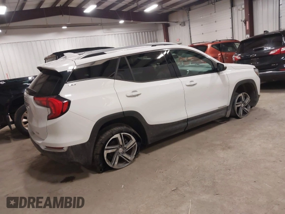 2020 GMC Terrain SLT with VIN 3GKALVEV7LL322627, listed as a IAAI auction lot 41997538 with 68,607 mi miles. Bid and sale history available at carsss.com. Image 4.
