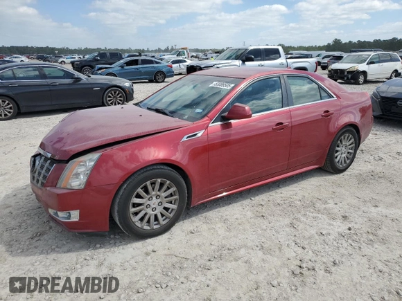 2012 Cadillac CTS Luxury with VIN 1G6DE5E56C0135964, listed as a Copart auction lot 53089505 with 114,258 mi miles and Salvage title. Bid and sale history available at DreamBid. Image 1.