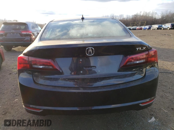 2017 Acura TLX w/Technology Pkg with VIN 19UUB1F54HA001731, listed as a Copart auction lot 88278215 with 104,163 mi miles and Salvage Title. Bid and sale history available at carsss.com. Image 6.