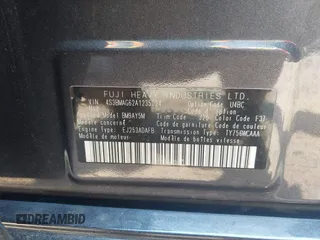 2010 Subaru Legacy Premium z VIN 4S3BMAG62A1235024, wystawiony jako IAAI lot #42482725 z przebiegiem 107 073 mil mil oraz . Historia ofert i sprzedaży dostępna na DreamBid. Obrazek 9.