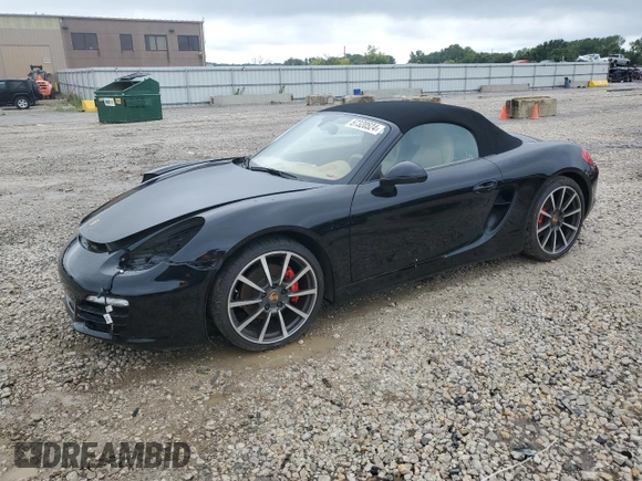 2013 Porsche Boxster S with VIN WP0CB2A82DS133568, listed as a Copart auction lot 67320524 with 34,685 mi miles and Salvage Title. Bid and sale history available at carsss.com. Image 1.