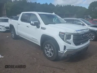 2024 GMC Sierra 1500 SLT with VIN 3GTPHDED7RG147905, listed as a IAAI auction lot 42771787 with 38,655 mi miles and . Bid and sale history available at DreamBid. Image 1.