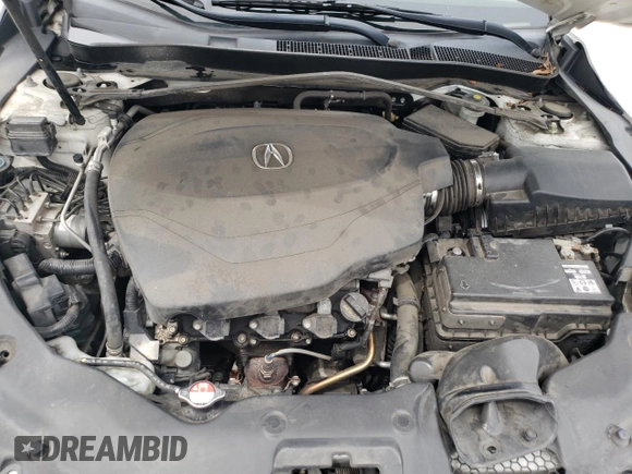 2017 Acura TLX V6 with VIN 19UUB2F30HA005909, listed as a Copart auction lot 61299515 with 144,648 mi miles and Salvage title. Bid and sale history available at DreamBid. Image 11.