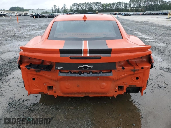 2018 Chevrolet Camaro 2SS with VIN 1G1FH1R78J0157634, listed as a Copart auction lot 56853475 with Not provided miles and Salvage title. Bid and sale history available at DreamBid. Image 6.