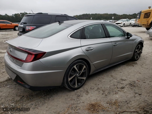 2022 Hyundai Sonata SEL Plus with VIN 5NPEJ4J2XNH140187, listed as a Copart auction lot 78442684 with 59,054 mi miles and Salvage Title. Bid and sale history available at carsss.com. Image 3.