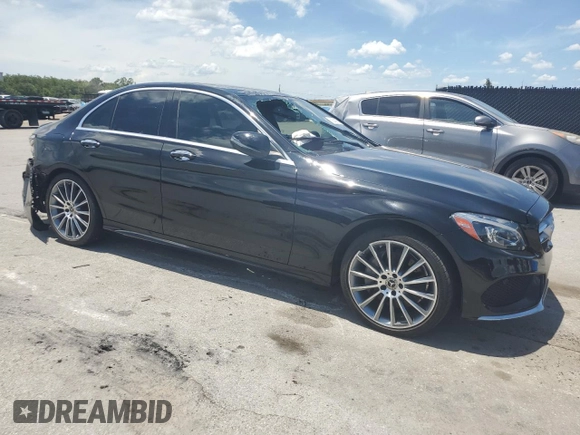 2018 Mercedes-Benz C 300 with VIN 55SWF4JB2JU270137, listed as a Copart auction lot 61640165 with 112,580 mi miles and Clean title. Bid and sale history available at DreamBid. Image 4.