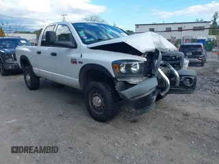 2008 Dodge Ram 2500 SLT with VIN 3D7KS28D48G216386, listed as a IAAI auction lot 40561971 with 243,972 mi miles. Bid and sale history available at carsss.com. Image 1.
