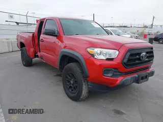 2020 Toyota Tacoma SR z VIN 3TYRX5GNXLT005469, wystawiony jako IAAI lot #42267836 z przebiegiem 84 628 mil mil oraz . Historia ofert i sprzedaży dostępna na DreamBid. Obrazek 1.
