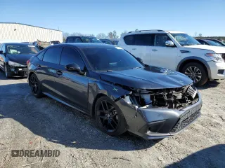 2024 Honda Civic Sedan Sport with VIN 2HGFE2F54RH557384, listed as a Copart auction lot 86197414 with 30,699 mi miles and Salvage Title. Bid and sale history available at carsss.com. Image 4.