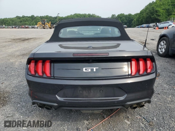 2023 Ford Mustang GT Premium with VIN 1FATP8FF1P5113266, listed as a Copart auction lot 60897915 with 4,272 mi miles and Salvage title. Bid and sale history available at DreamBid. Image 6.