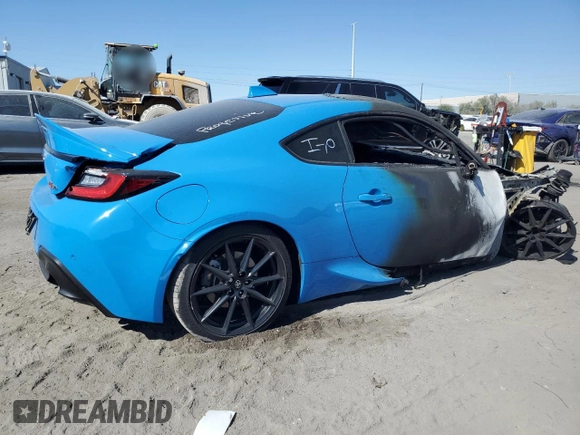 2022 Toyota GR86 Premium with VIN JF1ZNBF12N8755962, listed as a Copart auction lot 75361974 with 0 mi miles and Salvage Title. Bid and sale history available at carsss.com. Image 3.