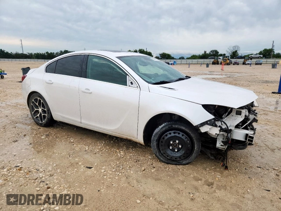 2017 Buick Regal Sport Touring with VIN 2G4GL5EX4H9127095, listed as a Copart auction lot 59060065 with 69,321 mi miles and Salvage title. Bid and sale history available at DreamBid. Image 4.