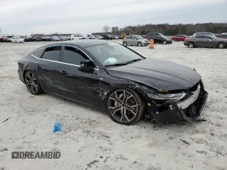 2020 Audi A7 Prestige with VIN WAUV2AF20LN009574, listed as a Copart auction lot 41796335 with 55,084 mi miles and Salvage Title. Bid and sale history available at carsss.com. Image 4.