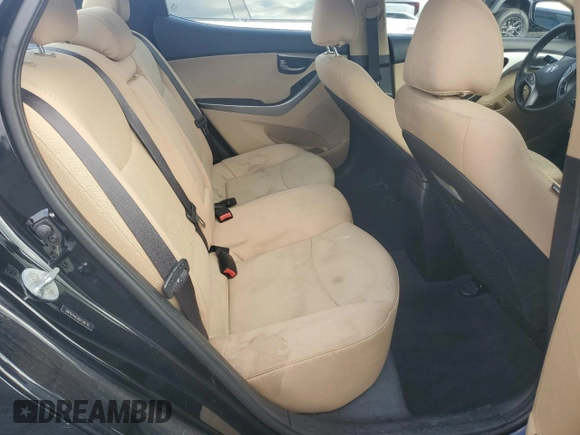 2013 Hyundai Elantra GLS with VIN 5NPDH4AE9DH338730, listed as a Copart auction lot 61090885 with 109,014 mi miles and Salvage title. Bid and sale history available at DreamBid. Image 10.