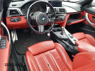 2014 BMW 4 Series 435i z VIN WBA3T3C51EP737796, wystawiony jako Copart lot #77695954 z przebiegiem 73 036 mil mil oraz Szkoda całkowita • Salvage title. Historia ofert i sprzedaży dostępna na DreamBid. Obrazek 8.