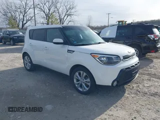 2016 Kia Soul + with VIN KNDJP3A58G7247568, listed as a IAAI auction lot 41868065 with 63,912 mi miles and . Bid and sale history available at DreamBid. Image 1.