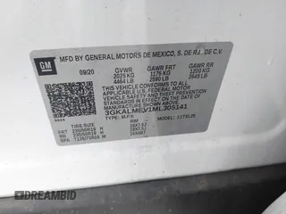 2021 GMC Terrain SLE with VIN 3GKALMEV1ML305141, listed as a IAAI auction lot 42481381 with 85,908 mi miles and . Bid and sale history available at DreamBid. Image 9.