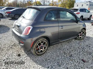 2014 FIAT 500 Sport with VIN 3C3CFFBR4ET291806, listed as a Copart auction lot 78082804 with 99,389 mi miles and Salvage Title. Bid and sale history available at carsss.com. Image 3.