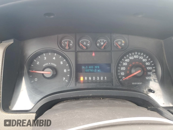 2010 Ford F-150 XL with VIN 1FTMF1E80AKE39337, listed as a Copart auction lot 48307535 with 188,780 mi miles and Clean Title. Bid and sale history available at DreamBid. Image 9.