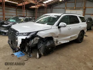 2025 Hyundai Palisade Limited z VIN KM8R5DGE3SU824082, wystawiony jako Copart lot #53331185 z przebiegiem 18 983 mil mil oraz Szkoda całkowita • Salvage title. Historia ofert i sprzedaży dostępna na DreamBid. Obrazek 1.