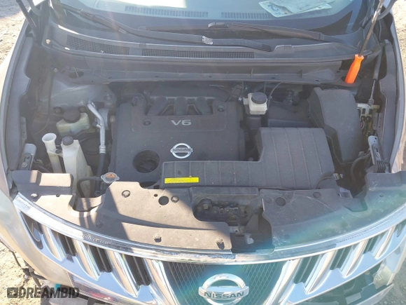2010 Nissan Murano LE with VIN JN8AZ1MW3AW114351, listed as a IAAI auction lot 41884156 with 233,983 mi miles. Bid and sale history available at carsss.com. Image 10.