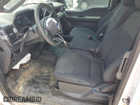 2023 Ford F-150 XL with VIN 1FTEX1CP3PKD50009, listed as a Copart auction lot 59509115 with 90,138 mi miles and Salvage title. Bid and sale history available at DreamBid. Image 7.
