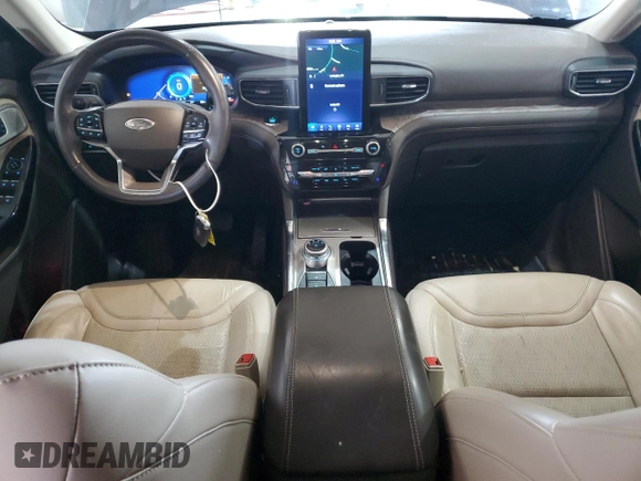 2021 Ford Explorer Platinum с VIN 1FM5K8HC8MGC17317, выставлен на аукционе Copart как лот 55221625 с пробегом 52 485 миль миль и Списание • Salvage title. История ставок и продаж доступна на DreamBid. Изображение 8.