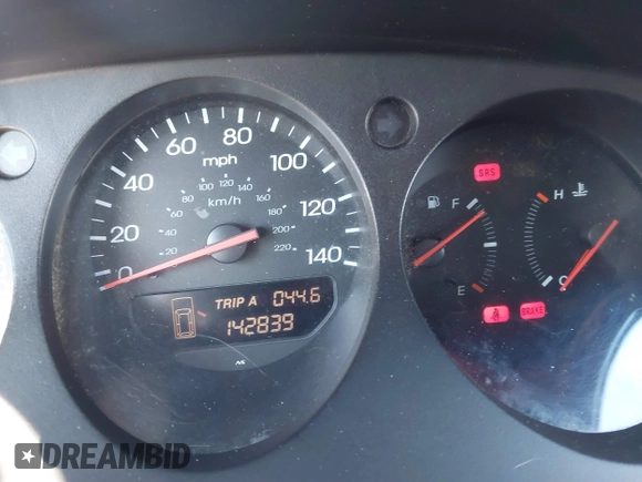 2001 Acura MDX with VIN 2HNYD18211H506012, listed as a IAAI auction lot 41570706 with 142,839 mi miles. Bid and sale history available at carsss.com. Image 7.