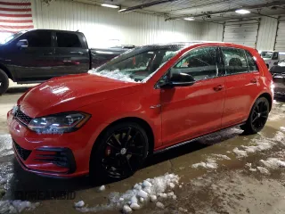 2021 Volkswagen Golf GTI S with VIN 3VW5T7AU6MM000446, listed as a Copart auction lot 38200404 with 26,469 mi miles. Bid and sale history available at carsss.com. Image 1.