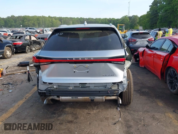 2024 Lexus RX 350 z VIN 2T2BAMBA4RC050076, wystawiony jako IAAI lot #42056995 z przebiegiem 3923 mil mil oraz . Historia ofert i sprzedaży dostępna na DreamBid. Obrazek 16.