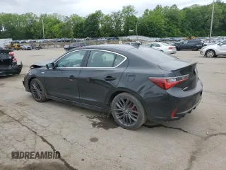 2022 Acura ILX Premium with VIN 19UDE2F84NA006009, listed as a Copart auction lot 58560215 with 57,539 mi miles and Salvage title. Bid and sale history available at DreamBid. Image 2.