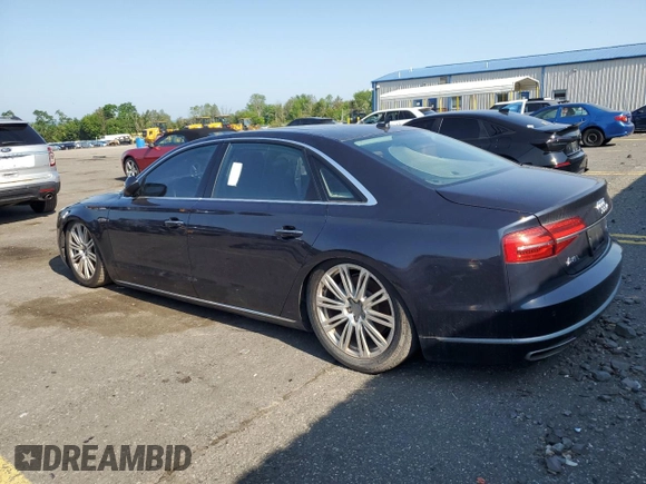 2015 Audi A8 4.0T с VIN WAU32AFDXFN035368, выставлен на аукционе Copart как лот 62078435 с пробегом Не указан миль и Чистый • Clean title. История ставок и продаж доступна на DreamBid. Изображение 2.