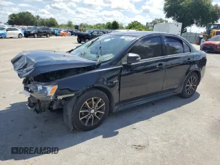 2017 Mitsubishi Lancer ES z VIN JA32U2FU6HU007637, wystawiony jako Copart lot #56843245 z przebiegiem 119 915 mil mil oraz Szkoda całkowita • Salvage title. Historia ofert i sprzedaży dostępna na DreamBid. Obrazek 1.