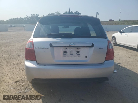 2009 Kia Spectra with VIN KNAFE241895024764, listed as a Copart auction lot 70373994 with 336,690 mi miles and Non Repairable. Bid and sale history available at carsss.com. Image 6.