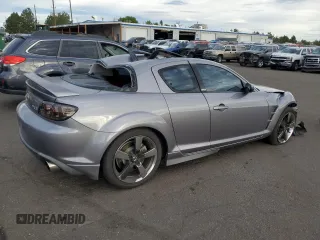 2004 Mazda RX-8 with VIN JM1FE173840137114, listed as a Copart auction lot 67827424 with 62,740 mi miles and Clean Title. Bid and sale history available at carsss.com. Image 3.