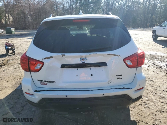 2020 Nissan Pathfinder SL with VIN 5N1DR2CM7LC605312, listed as a Copart auction lot 48824484 with 42,217 mi miles and Non Repairable. Bid and sale history available at carsss.com. Image 6.