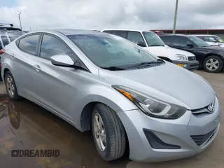 2014 Hyundai Elantra SE with VIN 5NPDH4AEXEH526030, listed as a IAAI auction lot 42595985 with 215,580 mi miles and . Bid and sale history available at DreamBid. Image 1.