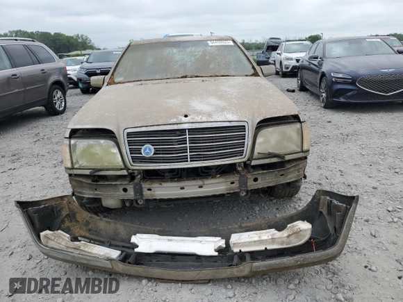 1997 Mercedes-Benz S with VIN WDBGA43GXVA361151, listed as a Copart auction lot 54459925 with Not Provided miles and Clean Title. Bid and sale history available at carsss.com. Image 5.