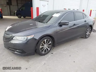 2015 Acura TLX with VIN 19UUB1F30FA005335, listed as a IAAI auction lot 40847290 with 145,565 mi miles. Bid and sale history available at carsss.com. Image 18.