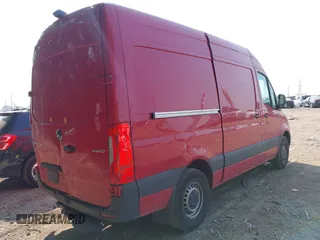 2023 Mercedes-Benz Sprinter Cargo with VIN W1Y4KBHY0PT135291, listed as a IAAI auction lot 39887949 with 61,892 mi miles and . Bid and sale history available at carsss.com. Image 4.