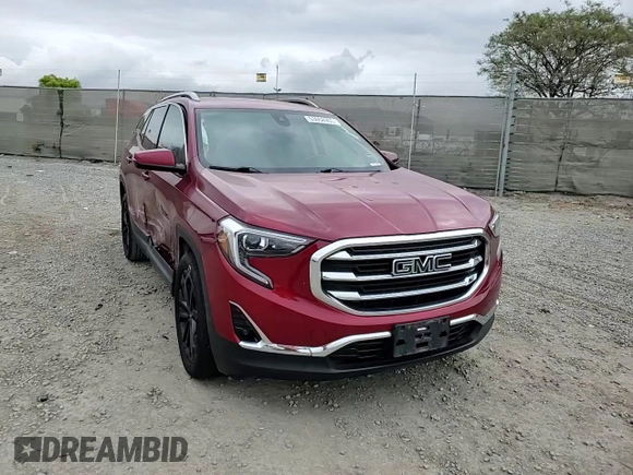 2020 GMC Terrain SLT with VIN 3GKALPEX2LL172598, listed as a Copart auction lot 53658905 with 58,697 mi miles and Salvage title. Bid and sale history available at DreamBid. Image 12.