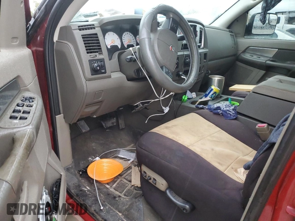 2007 Dodge Ram 2500 SLT with VIN 3D7KS29CX7G702897, listed as a Copart auction lot 79507244 with 231,264 mi miles and Salvage Title. Bid and sale history available at carsss.com. Image 8.