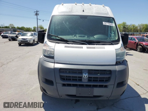 2017 Ram ProMaster Cargo with VIN 3C6TRVDG5HE503380, listed as a Copart auction lot 52719345 with 231,239 mi miles and Clean Title. Bid and sale history available at carsss.com. Image 5.